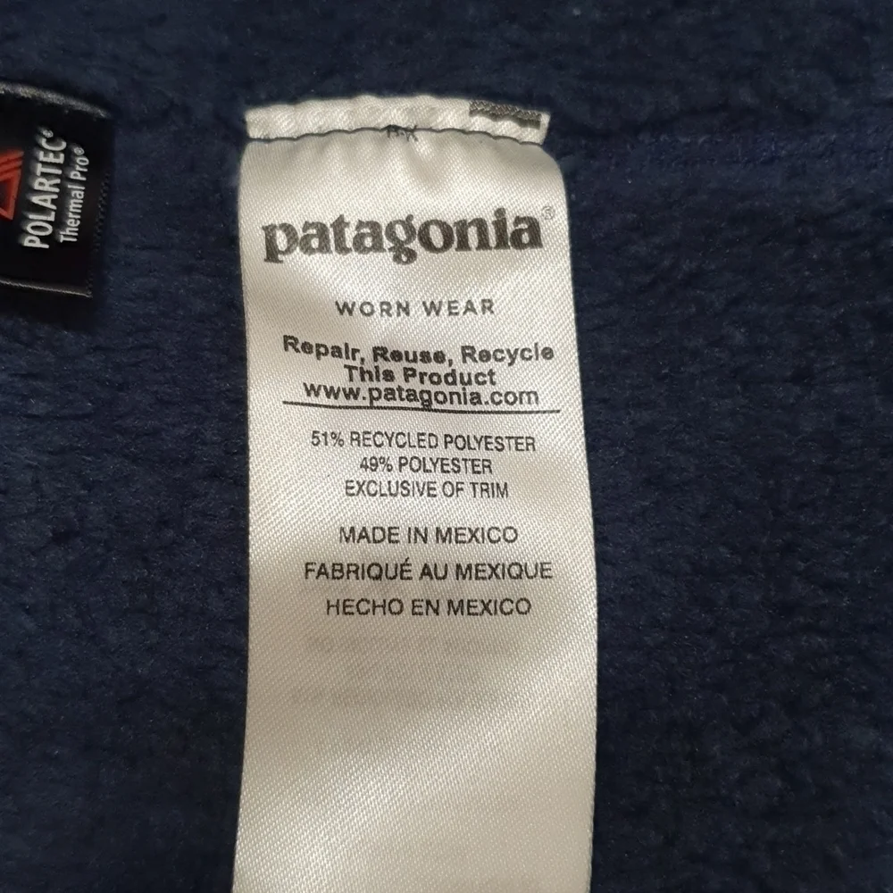 Patagonia Retool Fleece Snap Prusian Blue Pullover